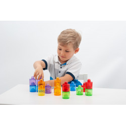 TickiT Farebné stohovateľné poháriky