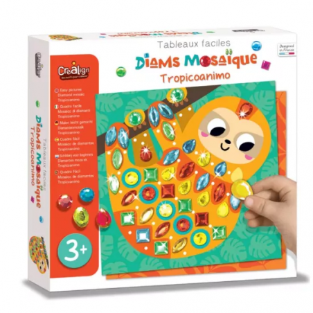 Diamantová mozaika Tropické zvieratká 3+