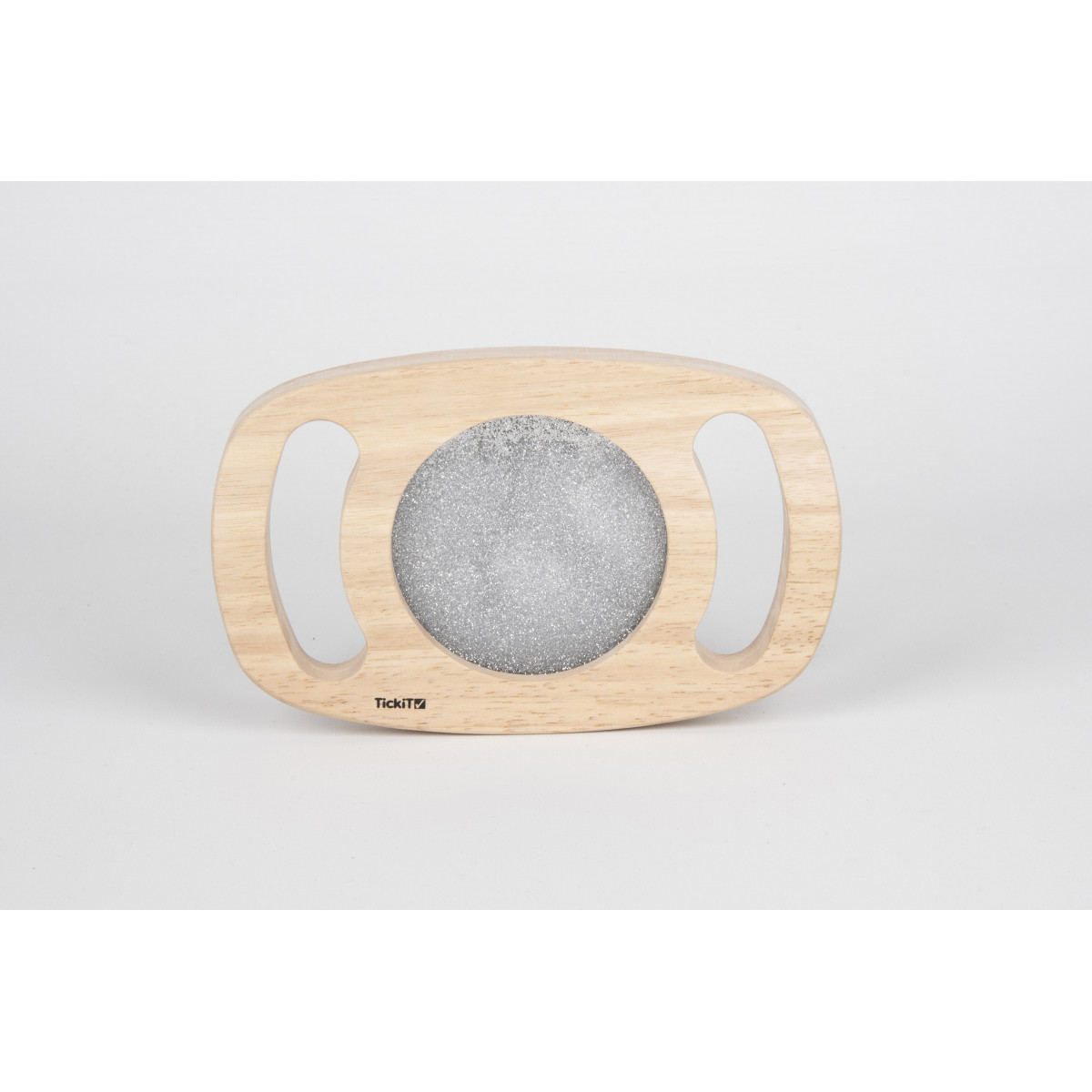 TickiT Trblietavý panel s jednoduchým úchopom - strieborný