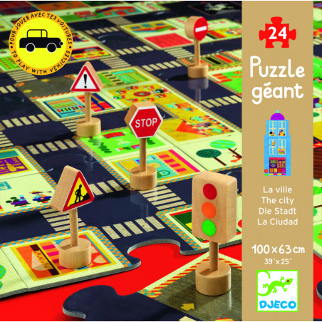 Pop to play puzzle: Mesto