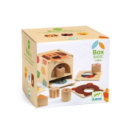 Box BASIC: triediaca krabička na vkladanie geometrických tvarov