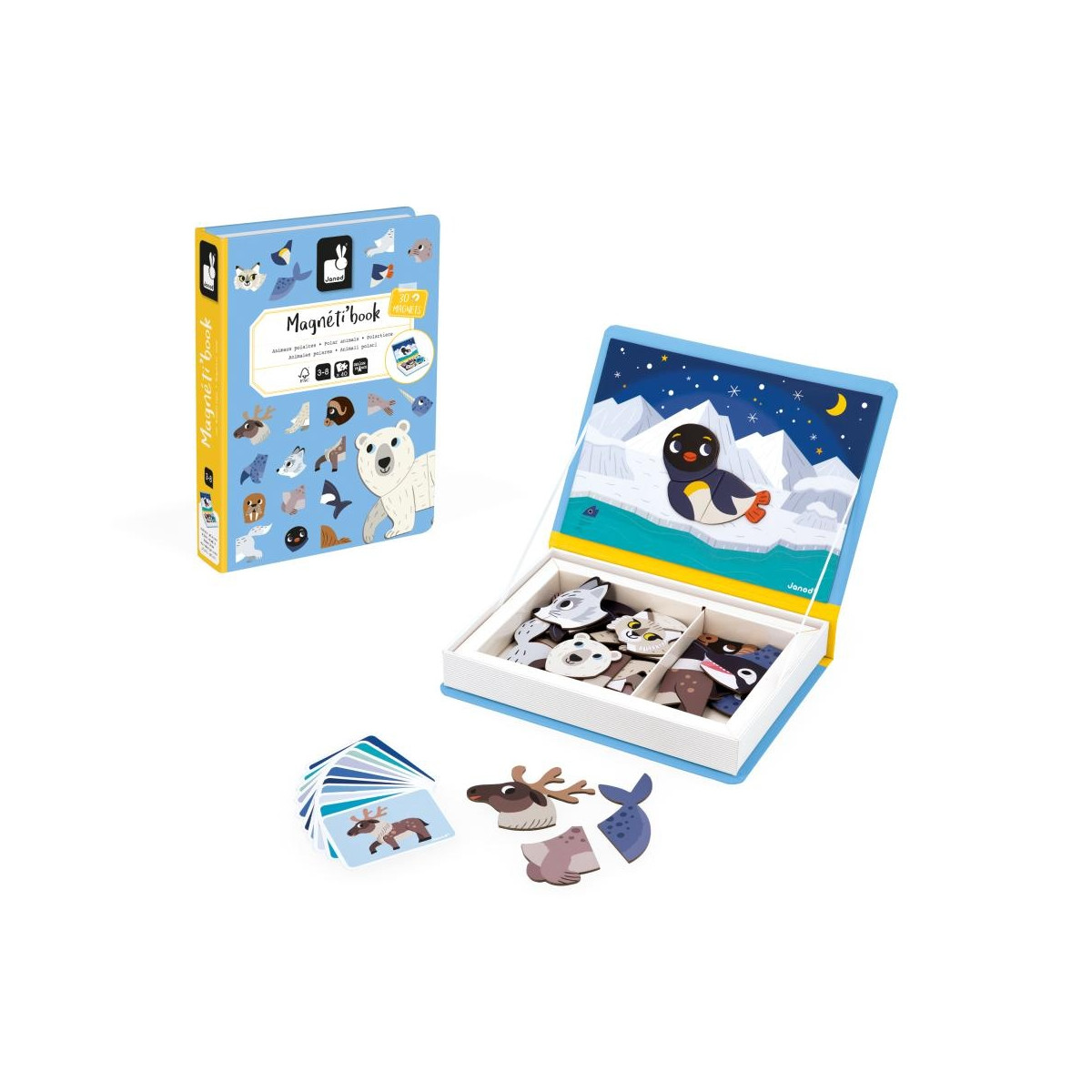 Janod Magnetibook Polárne zvieratká