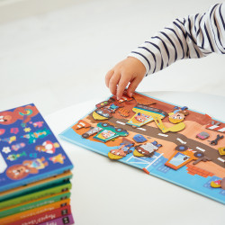 Janod Magnetická kniha Magnetistories Na stavbe