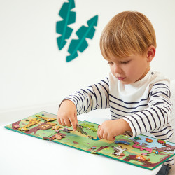 Janod Magnetická kniha Magnetistories Africké zvieratká