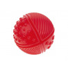 Senzorická lopta - 4 textúry - červená