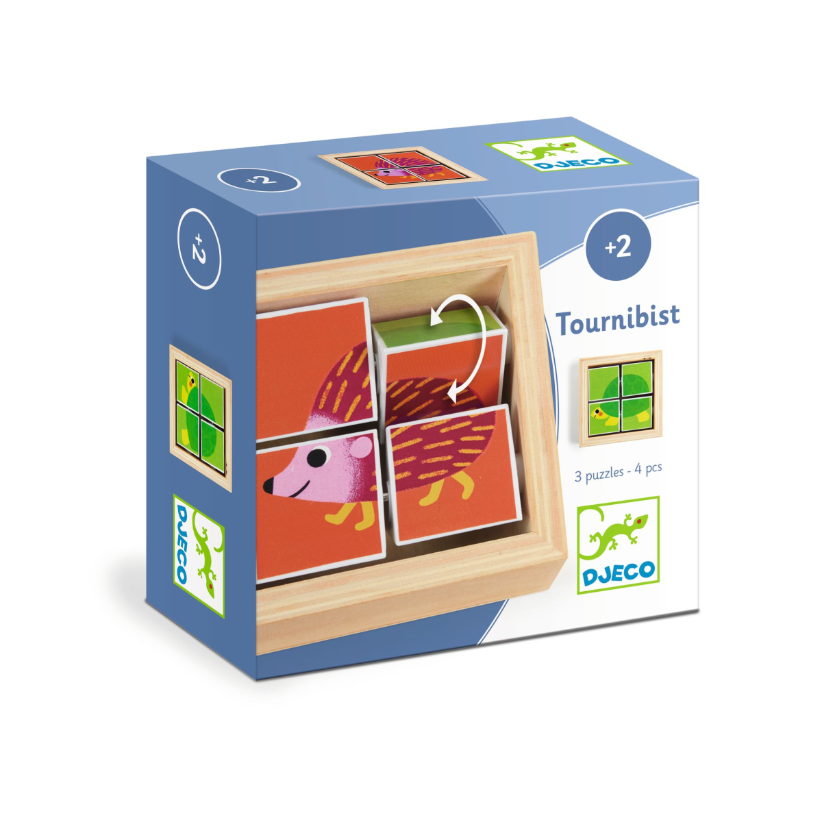 Tournibist: Pretáčacie drevené puzzle