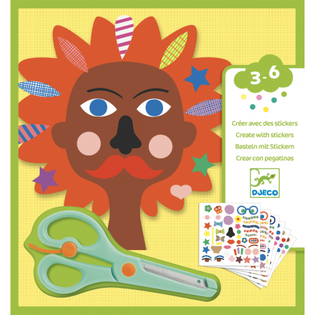 Tvoríme so samolepkami: Salón krásy