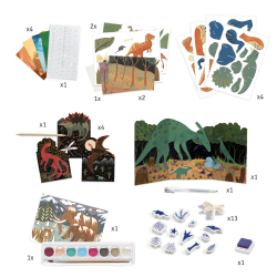 Dinosaury: veľká kreatívna sada 6 aktivít