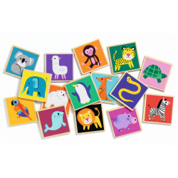 Memo Wood: Pexeso štvorcové