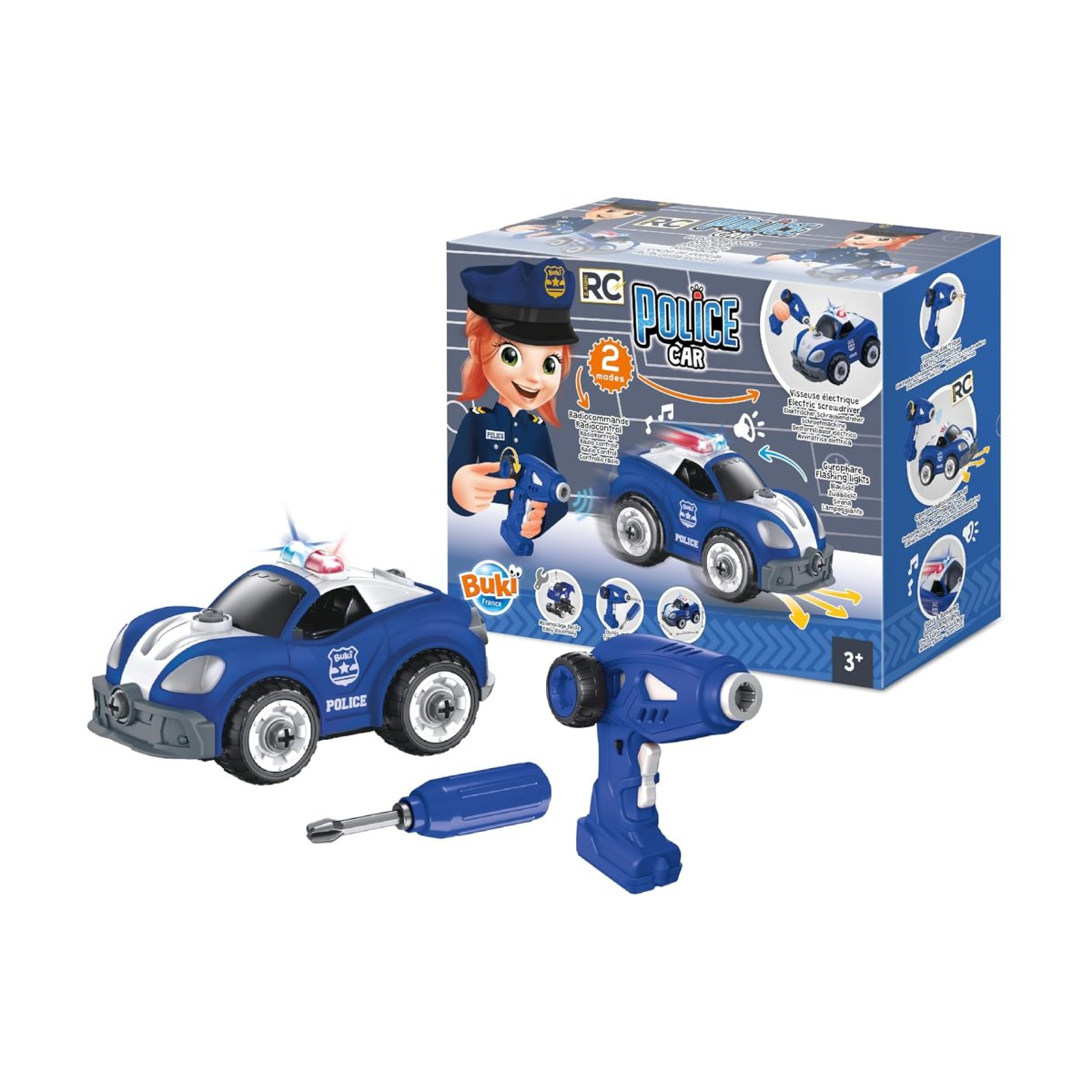 Policajné auto na dialkové ovládanie