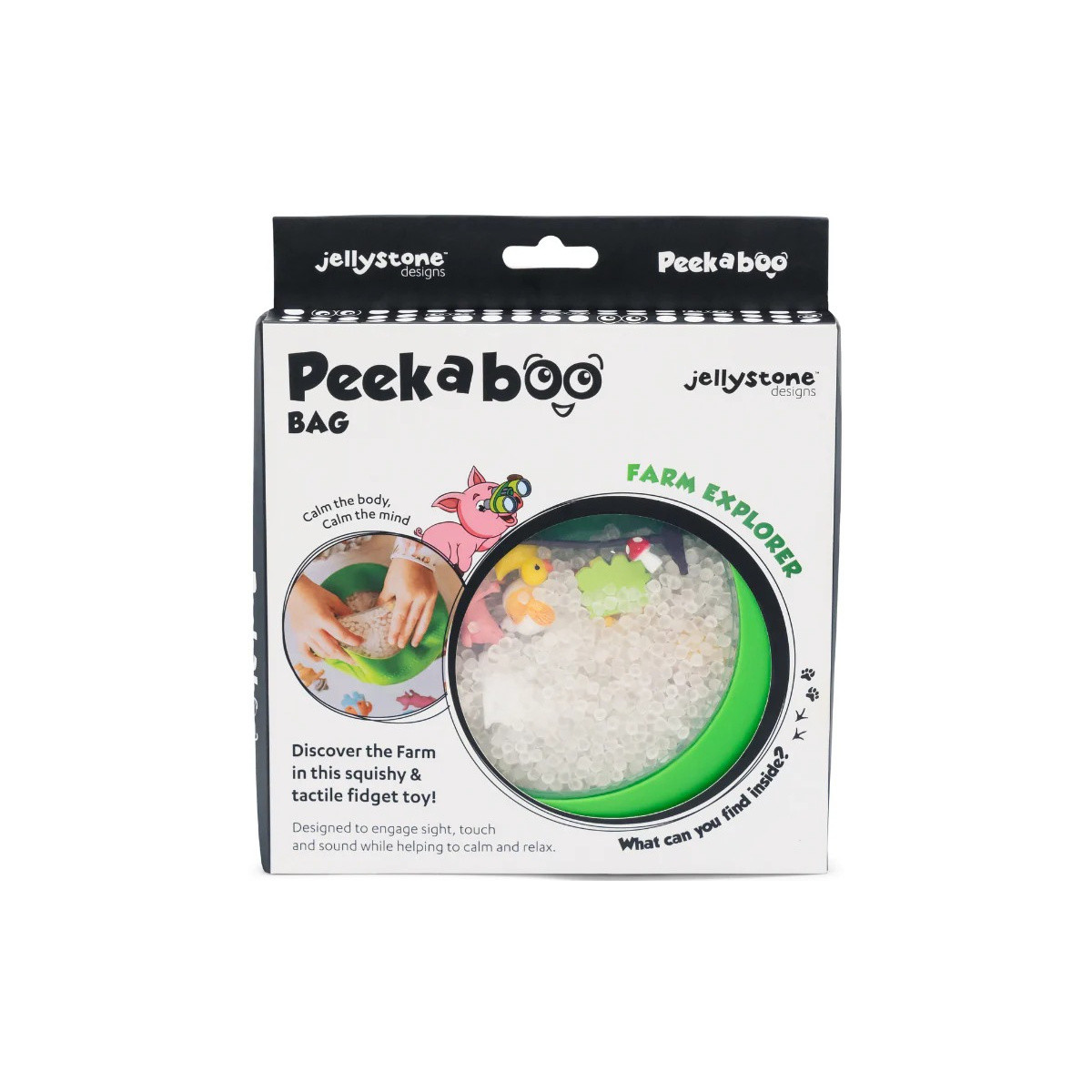 Senzorický vankúšik Peekaboo - farma