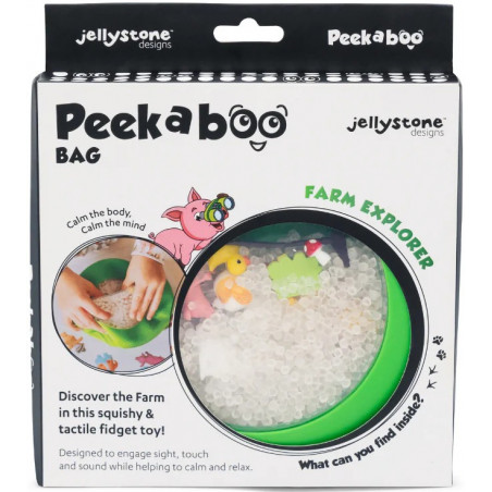 Senzorický vankúšik Peekaboo - farma