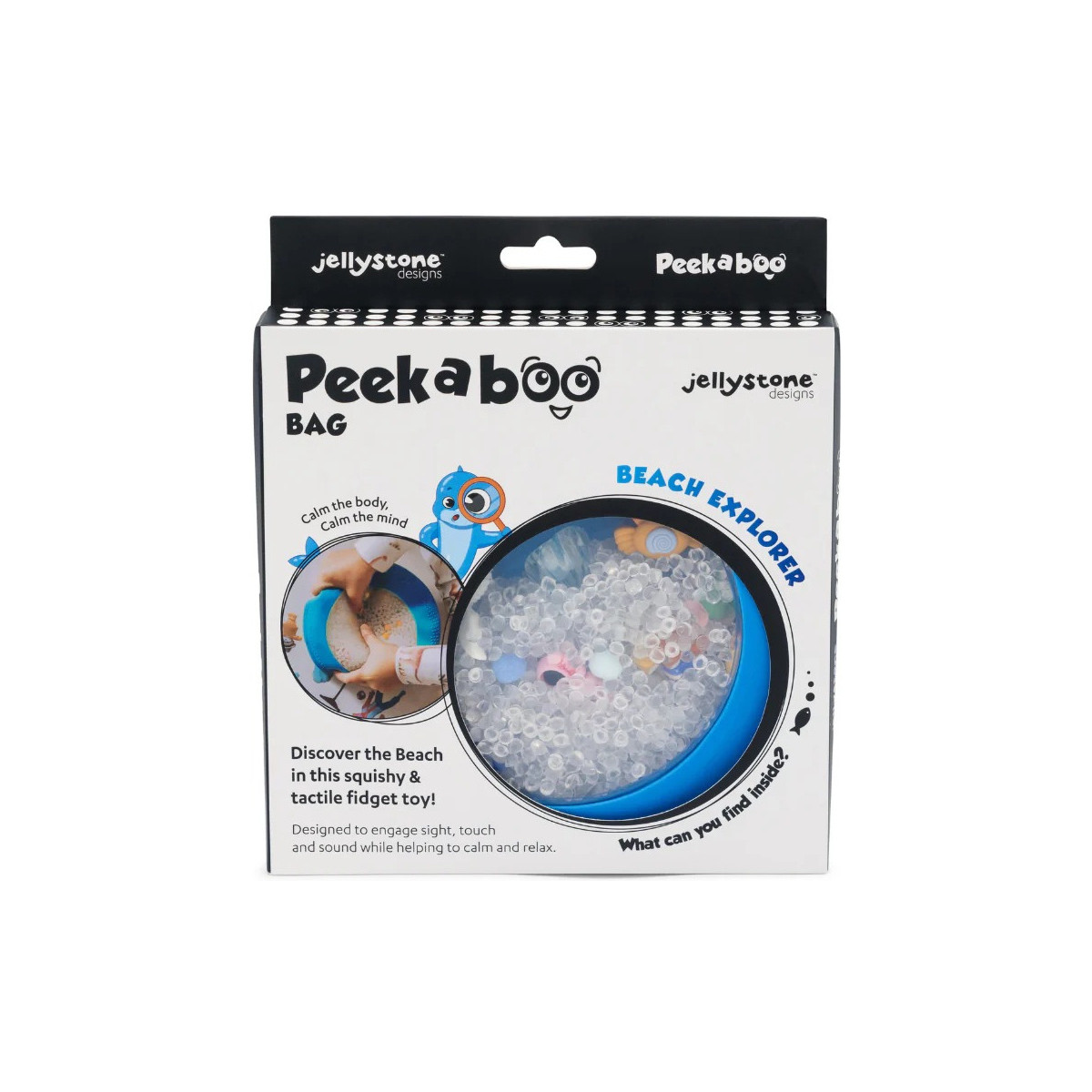 Senzorický vankúšik Peekaboo - oceán