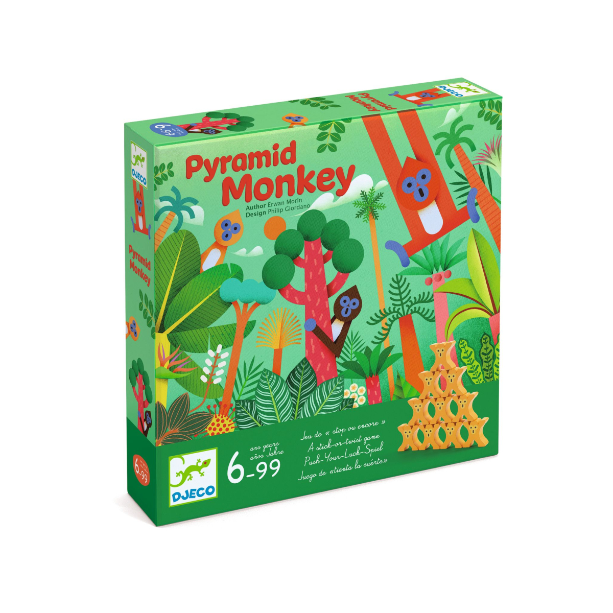 Pyramída opíc: hra stavania pyramíd