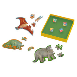 Dinoroll: spoločenská, stolová hra s kockami