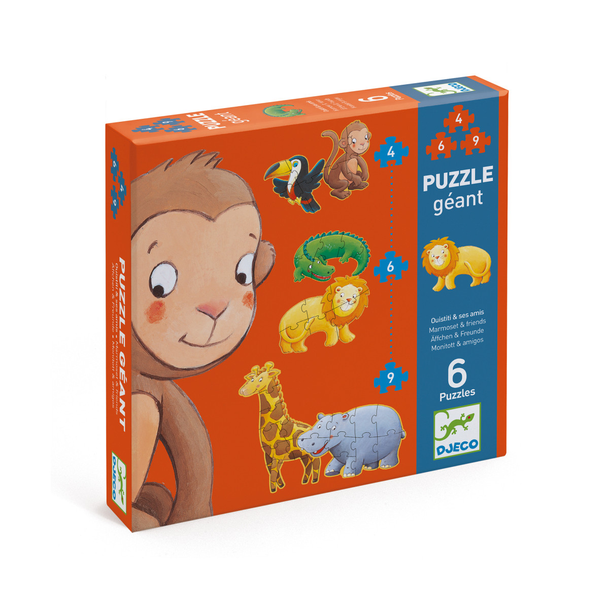 Obrovské puzzle: Opica a priatelia