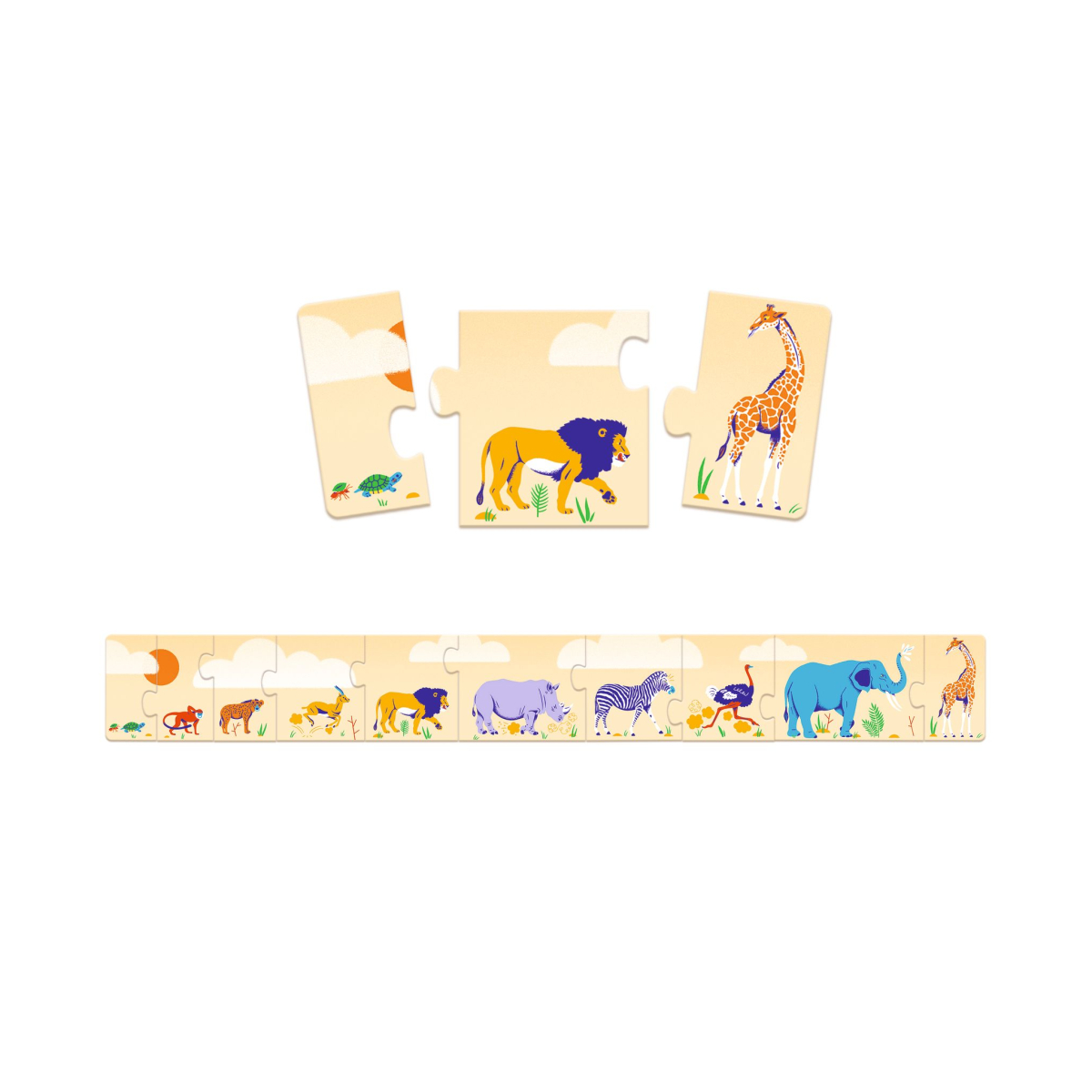Puzzle postupové: Malý, väčší, najväčší