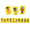 Puzzle postupové: Obliekam sa do zimy
