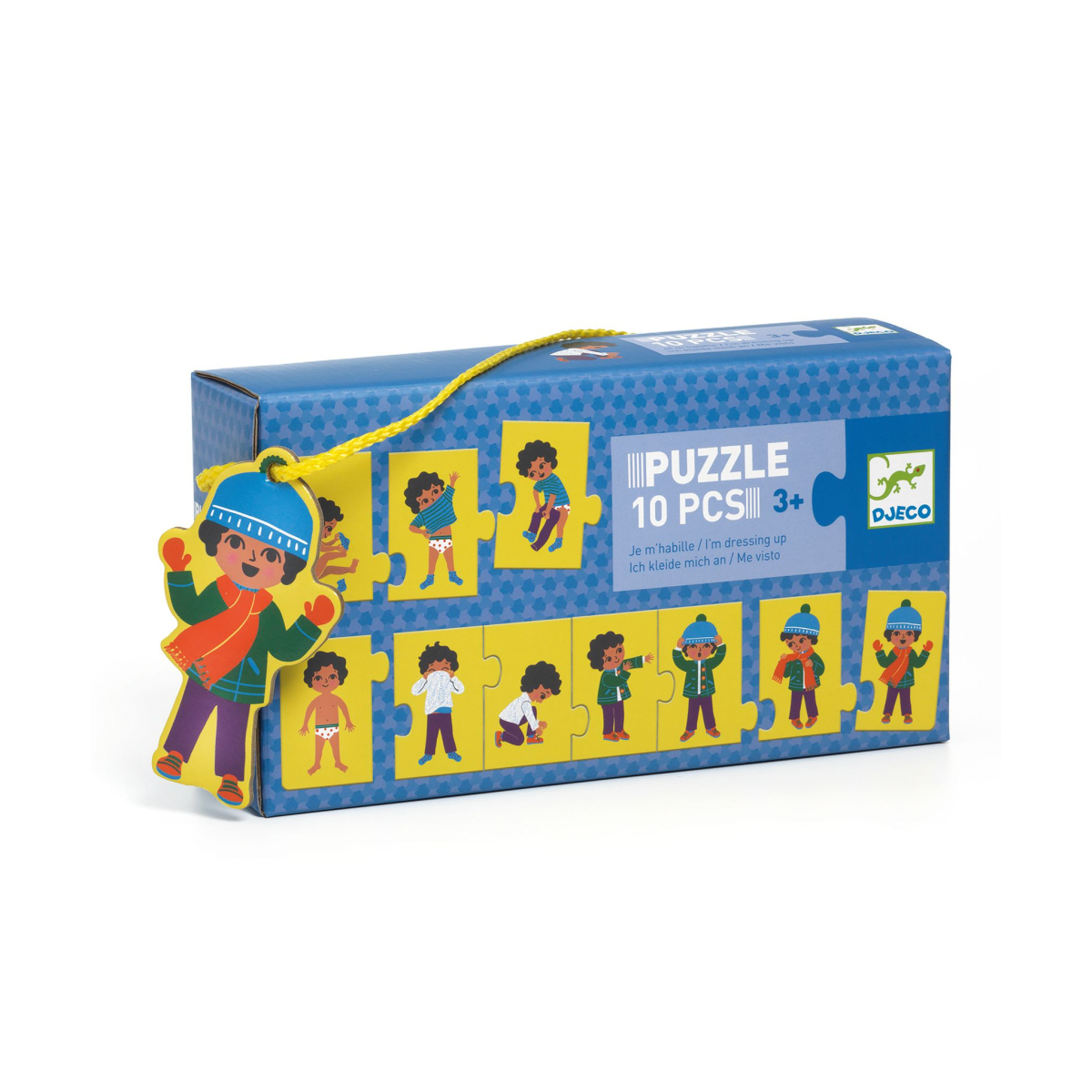 Puzzle postupové: Obliekam sa do zimy