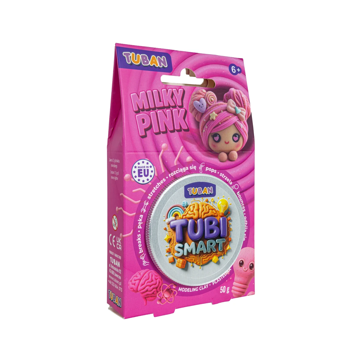 Tubi Smart Modelovacia hmota Milky Pink 50 g