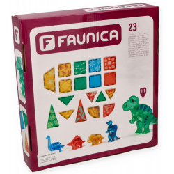 Magnetická stavebnica Dinosaury 23ks
