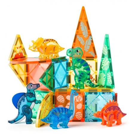 Magnetická stavebnica Dinosaury 23ks