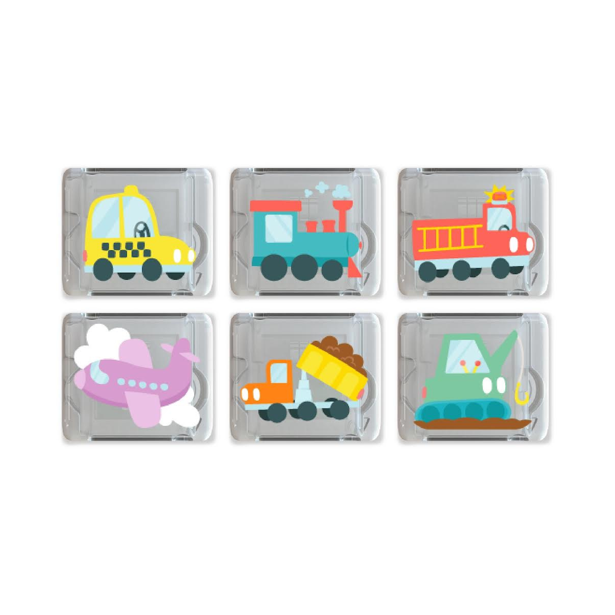 Glo Pals kocky svietiace vo vode - autá