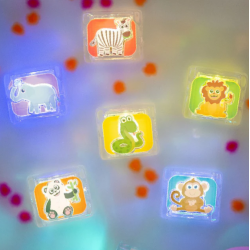 Glo Pals kocky svietiace vo vode - zvieratá