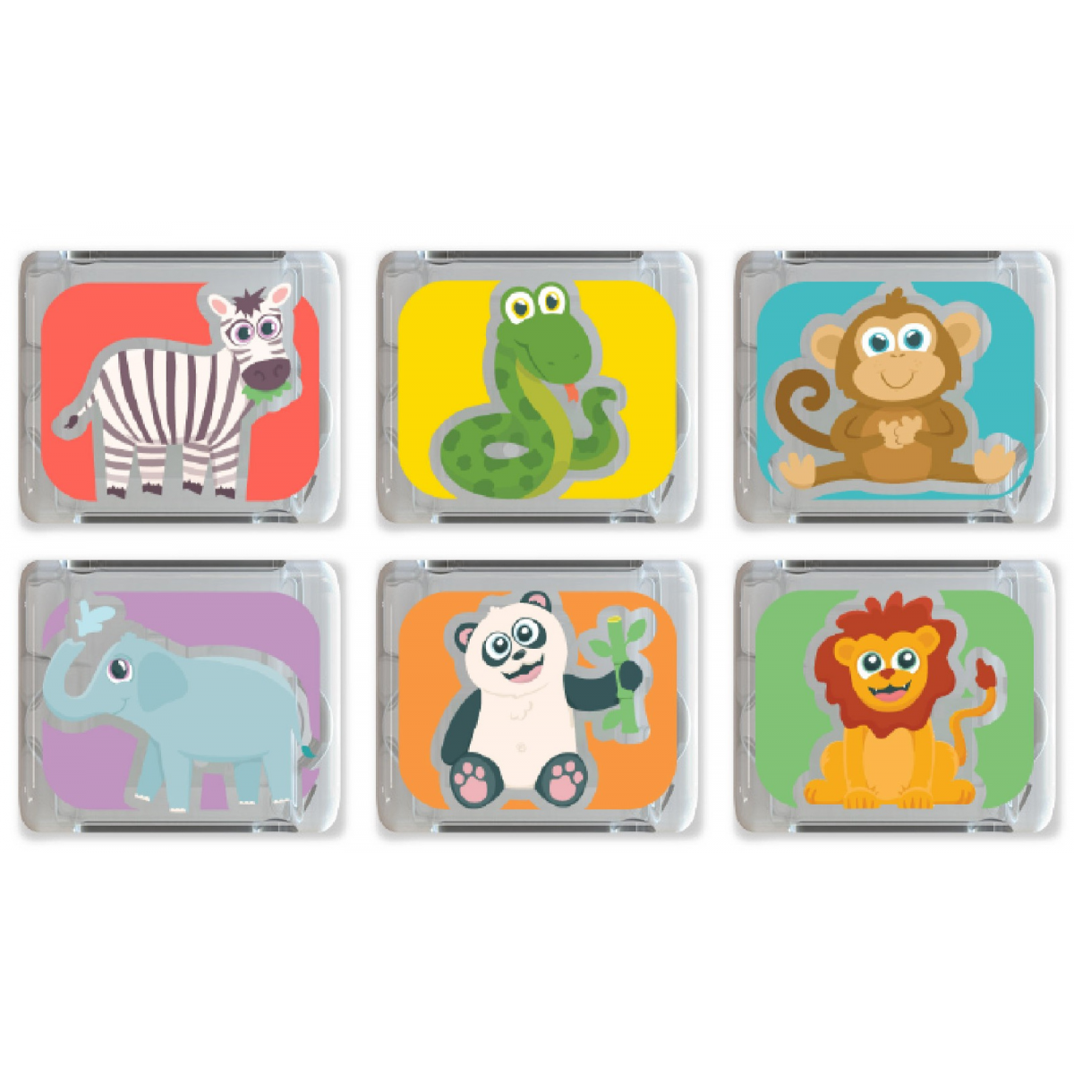 Glo Pals kocky svietiace vo vode - zvieratá