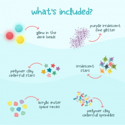 Glo Pals Fun FIllers - náplň do senzorickej fľaše - vesmír