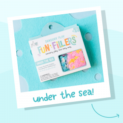 Glo Pals Fun FIllers - náplň do senzorickej fľaše - more