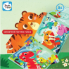 Jarmelo Magnetické svietiace puzzle 3v1 Dinosaury