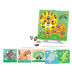 Créa Lign Tvorenie s nálepkami Na savane 3+