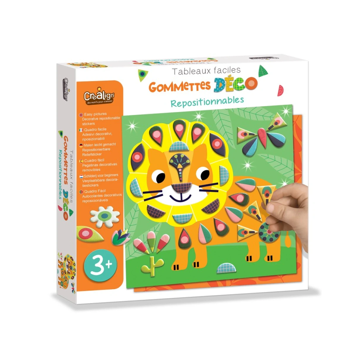 Créa Lign Tvorenie s nálepkami Na savane 3+