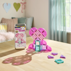 Magnetická stavebnica microMAGS Heart to Heart Travel Set 26 dielov