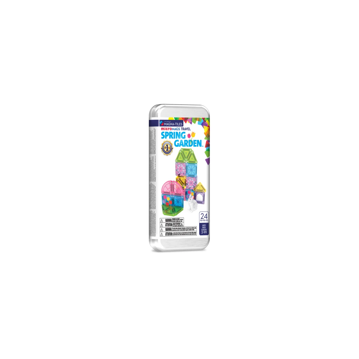 Magnetická stavebnica microMAGS Spring Garden Travel Set 24 dielov