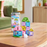 Magnetická stavebnica microMAGS Spring Garden Travel Set 24 dielov