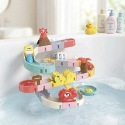 DIY Guľôčková dráha do vody Dino 43 ks