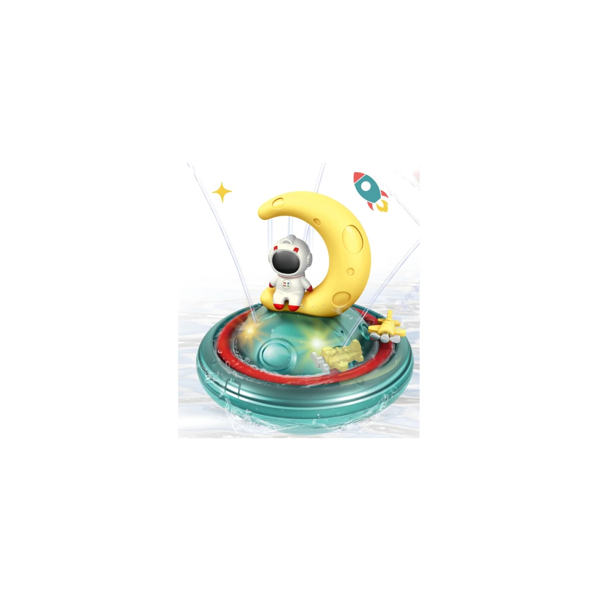 Striekacia hračka do vody Astronaut Mesiac