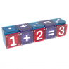 Magnetická stavebnica microMAGS Learn Numbers 56 dielov