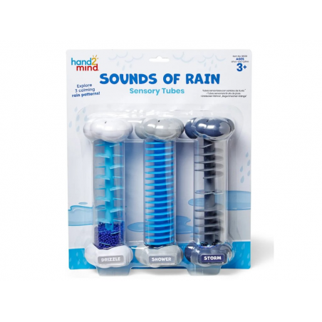 Senzorické tuby - zvuky dažďa