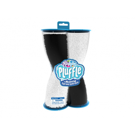 Playfoam Pluffle - Twist Hmota čierna a biela