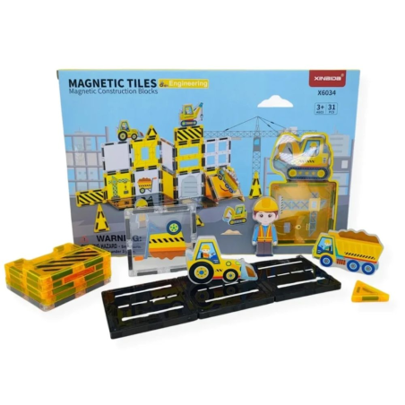Magnetic Tiles Engineering 31 kusov