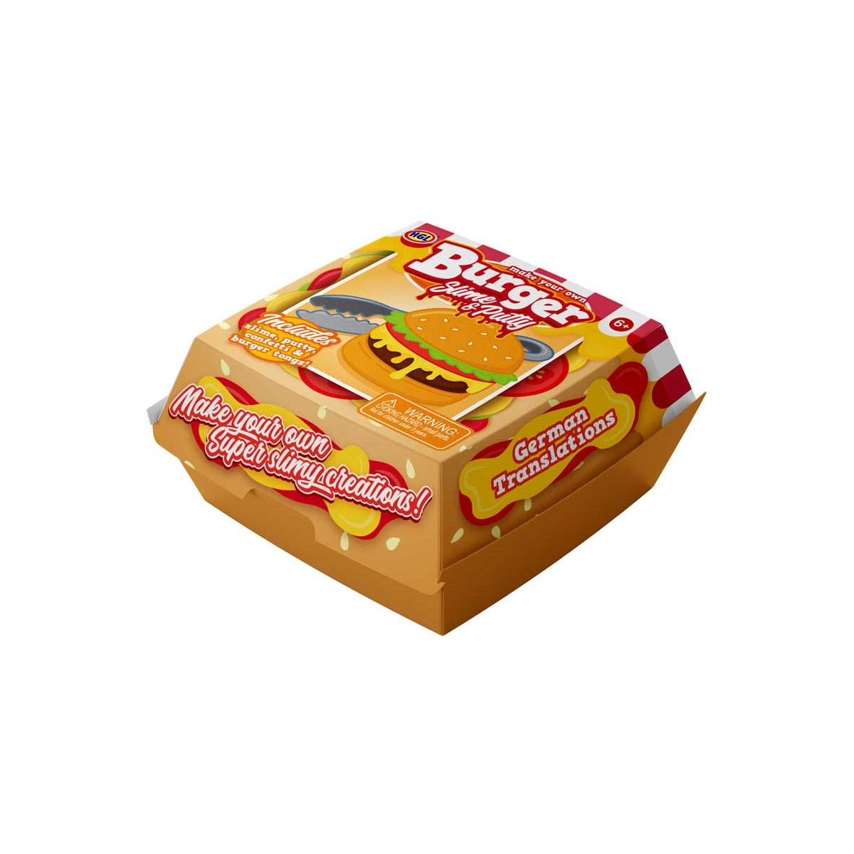 Vyrob si vlastný burger – senzorický set so slizom