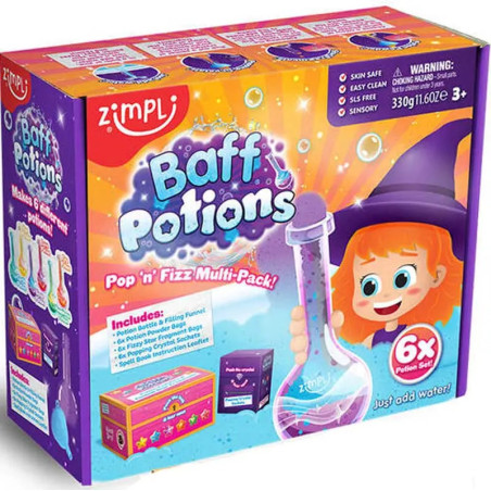 Baff Potions – čarodejnícke lektvary do vane, 6ks