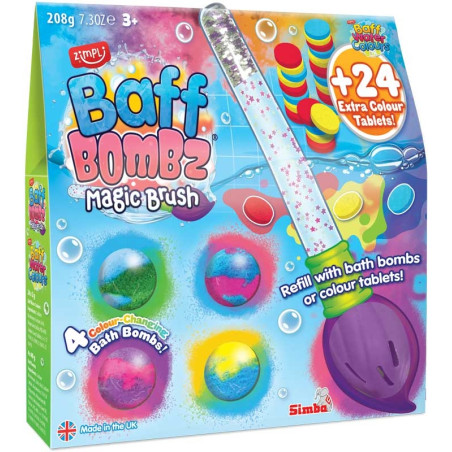 Magic Brush MAXI – kúzelný štetec a bomby do vane + 24 tabliet