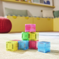 Magnetická stavebnica microMAGS Cubes 9 dielov