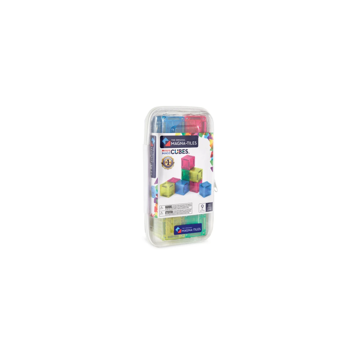 Magnetická stavebnica microMAGS Cubes 9 dielov