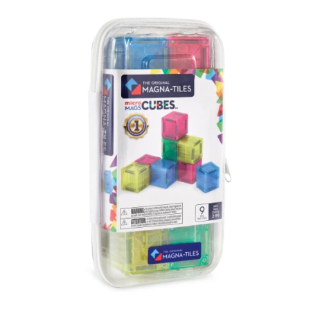 Magnetická stavebnica microMAGS Cubes 9 dielov