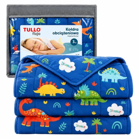 Tullo senzorická záťažová deka 3 kg modrá